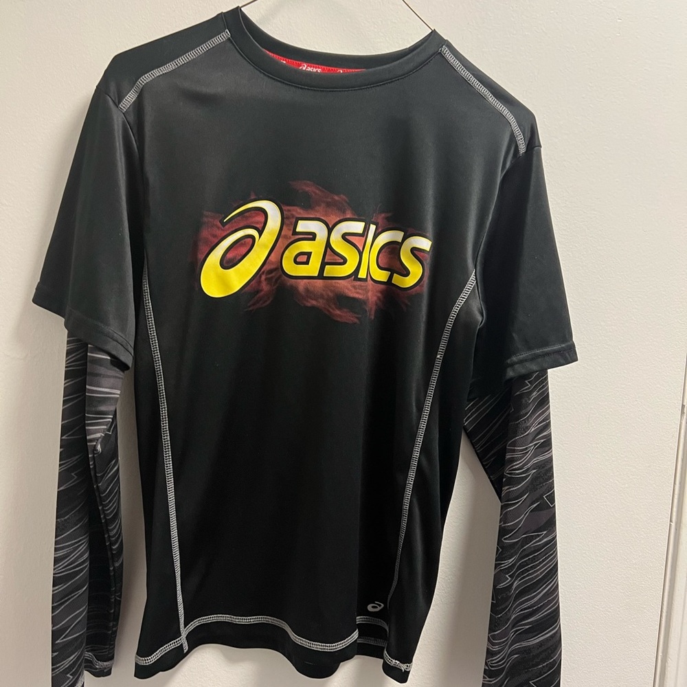 * Asics COMBUSTIBLE TOP Boys Youth Crewneck Shirt